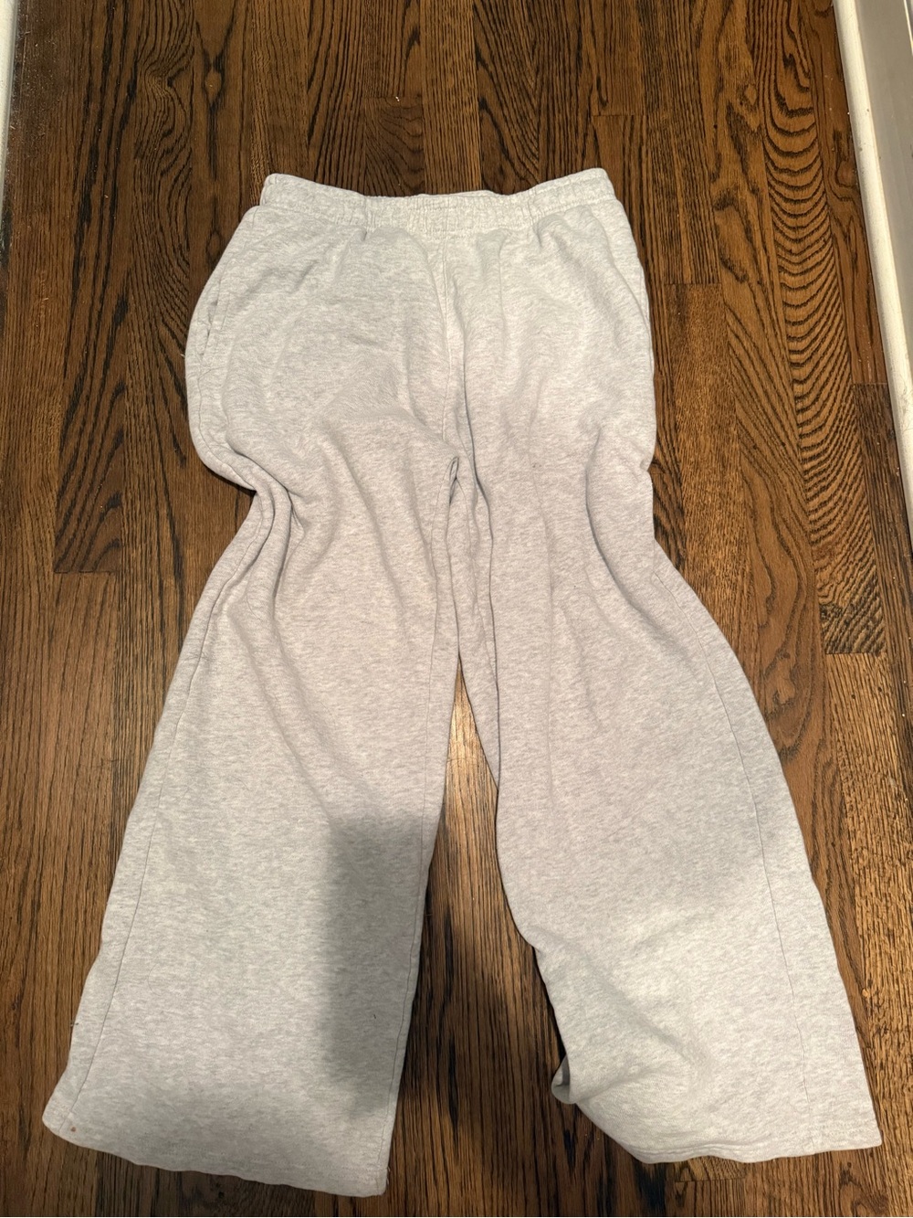Brandy Melville Anastasia Wide Leg Sweatpants Gray One Size